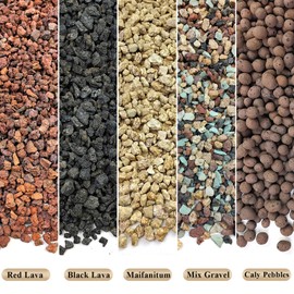 FANTIAN 5 lbs Succulent Cactus Soil Potting Mix,1/4 inch Pumice Pebbles Mix Horticultural Lava Rock for Indoor Plants, Bonsai, Orchid