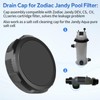R0523000 Pool Filter Drain Cap for Zodiac Jandy DEV Series