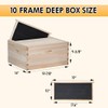 POLLIBEE 10 Frame Deep Bee Hive Box, Langstoth Deep Brood