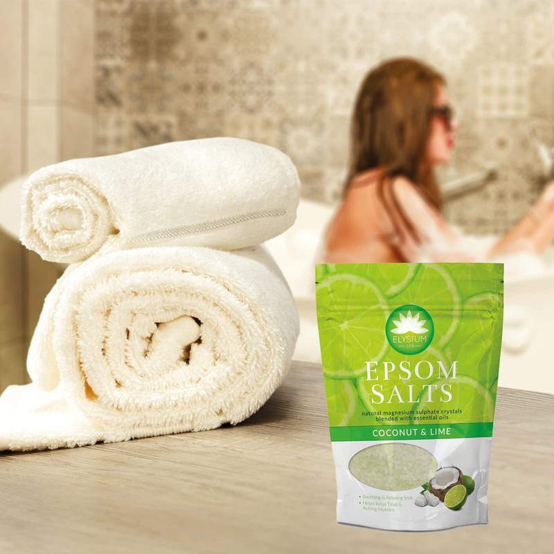 Elysium Spa Natural Coconut & Lime Epsom Bath Salts