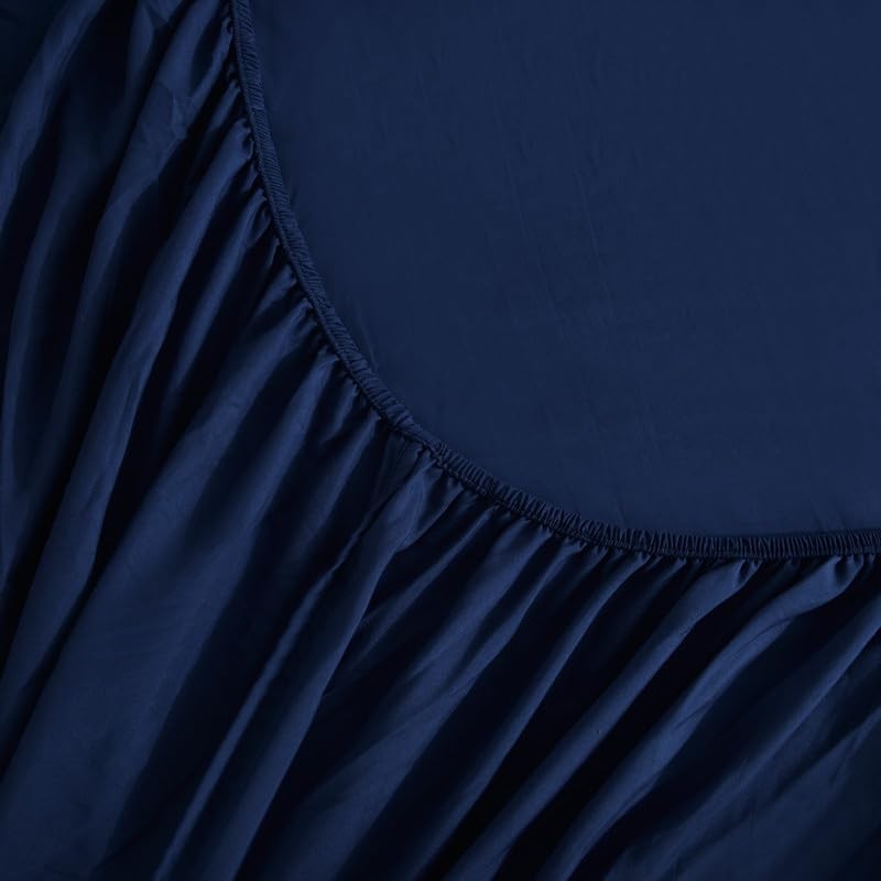 WEAVERS: Extra Deep Fitted Sheet - Super Soft Luxurious Microfiber,