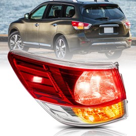 BRYGHT Tail light Assembly Fit for 2013-2016 Nissan Pathfinder OE Style Tail Light Assemblies Replacement Taillights Outer Rear Taillamp Brake Light Left Driver Side