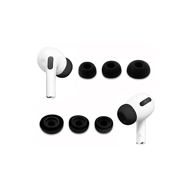 ALXCD 3 Pairs Ear Tips Compatible with AirPods Pro, S/M/L