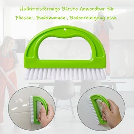 NBFBA 4-in-1 Grout Cleaning Brush Kit Cleaning Brush for Kitchen Grouts and Gap Cleaning Brush Cleaning Brush for Deep Cleaning of Showers Floors Bathroom and Kitchen