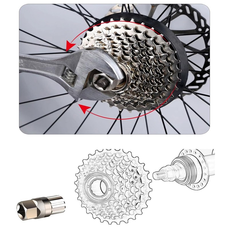 Bicycle Chain Whip, Sprocket Puller, Cassette Puller, Sprocket Puller, Bicycle