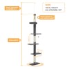 PETEPELA PETEPELA Cat Tower 5-Tier Floor to Ceiling Cat Tree