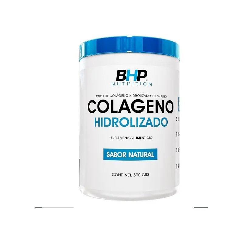 Bhp Colageno Hidrolizado 500gr Sabor Sin Sabor