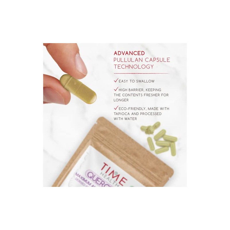 Quercetin Capsules - Naturally Derived - Maximum Antioxidant Action -