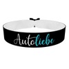 Autoliebe blau/schwarz Stoffarmband - Handgemachtes Unisex Armband für Autofans -