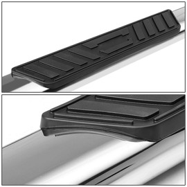 DNAMotoring STEPB-5O-935-SS Stainless Steel, 5" Side Step Nerf Bar Running Board,Chrome