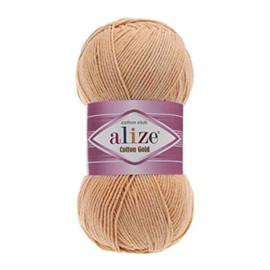 55% Cotton 45% Acrylic Alize Cotton Gold Yarn 1 Skein/Ball 100 gr 360 yds (446 - Ashy Powder)
