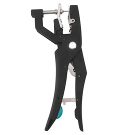 Hydraulic Ear Tag Pliers, Automatic Rebound, Alloy Steel and Plastic, Save Time and Effort. Ear Tag Punch with Comfortable Grip for Farm