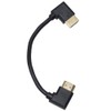 KAUMO HDMI Cable, 0.15m (15cm) Right Angle Terminal (Both Left