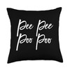 Peepee Poopoo Throw Pillow