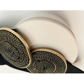 ZAHSY Elastic Belt Cinch Waistband for Lady Belt Waist Sealing Retro Belts for Women Dresses Wide Elastic Belts for Women Black Women Belts Elastic