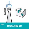 Dremel Engraving Cutter (0.09 inch (2.4 mm) Shank, 0.03 inch