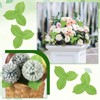 QfwdfcTrenz 50PCS Artificial Green Leaves Rose Leaves Decoration, Greenery Faux