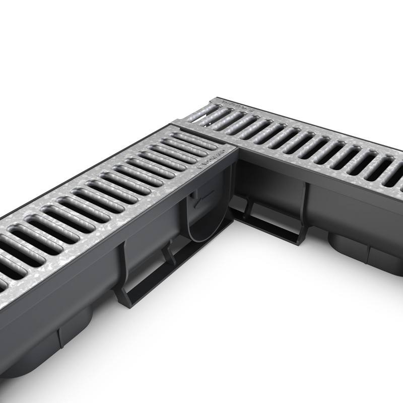 Vodaland - 3 Inch Easy 1 Premium Trench Drain Channel