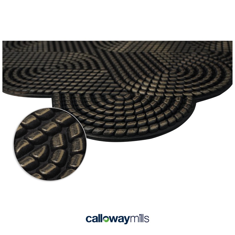 Calloway Mills Knotted Rubber Mat 18 ''x 30'' (Gold)