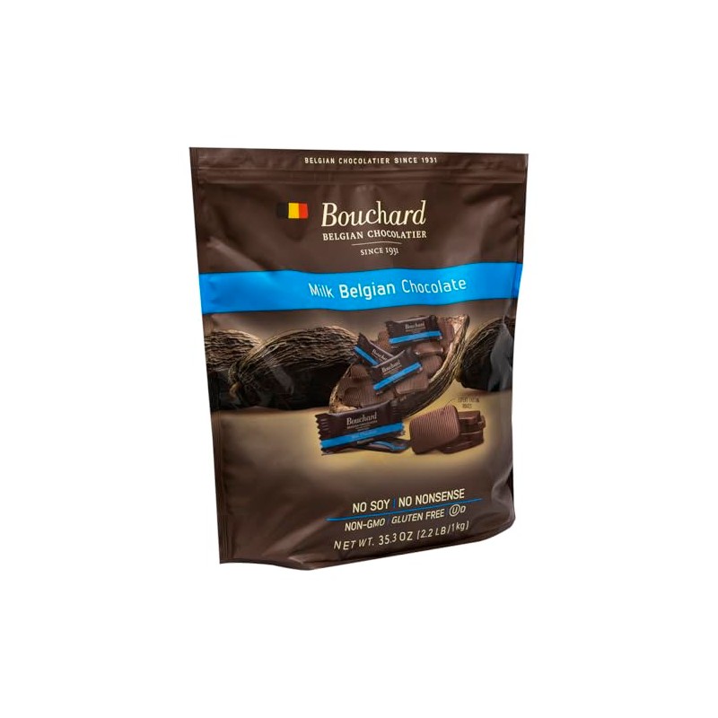 Belgian Milk Chocolate Napolitains 35.3 OZ (2.2 LB/1KG)