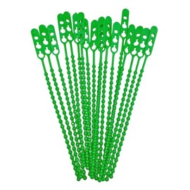 VEPATIM 100 Quick Ties Flash Binder Length 140 mm Resealable Green