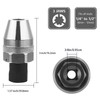 3/8in Drive Stud Extractor Steel Alloy Universal Broken Bolt Remover