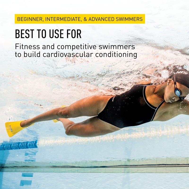 FINIS Zoomers Gold Fins E,Yellow