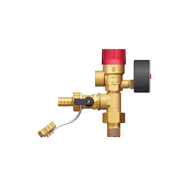 Flamco Prescofiller - Heating System Refill Device with Safety Valve