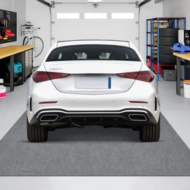 YIMGO Large 7.5 x 17 Ft - Oil Absorbent Garage Floor Mat Pad Under Car - Absorb Liquid Garage Car Mat, Protects Floor from Spills, Drips, Splashes and Stains, Washable, Non Slip and Waterproof Backing