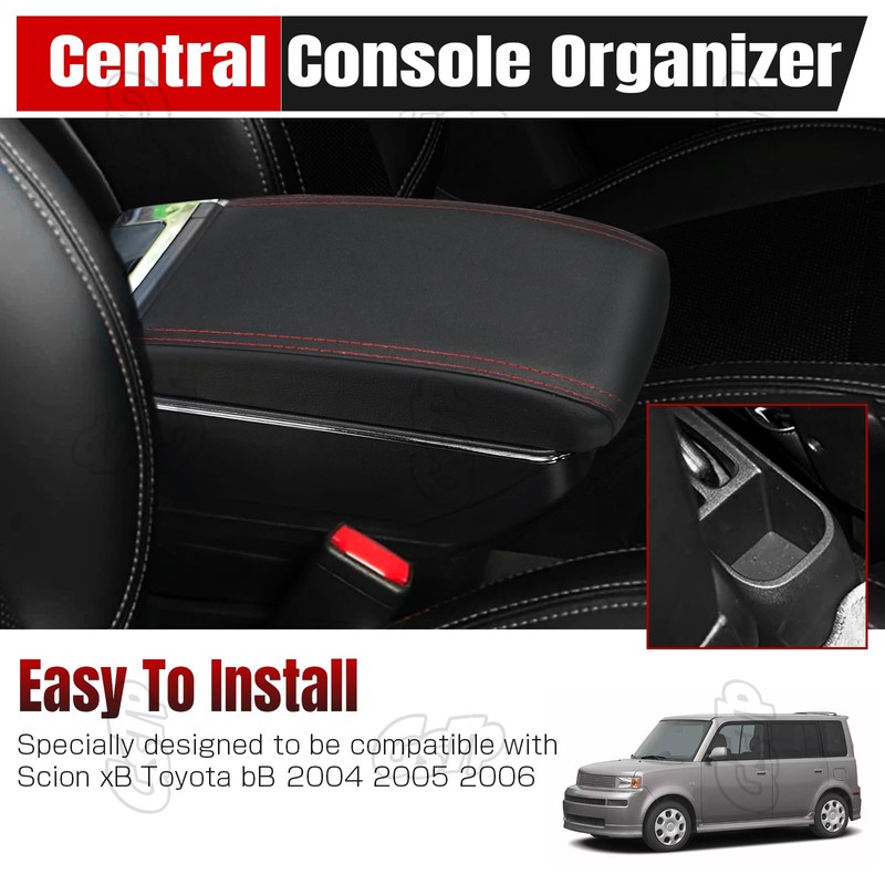 GSTP Center Console Armrest Compatible with Scion xB Toyota bB