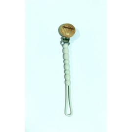 Baby Pacifier Clip (Grey)