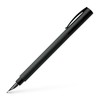 FABER-CASTELL Ambition All Black 147151 Fountain Pen Nib Width F