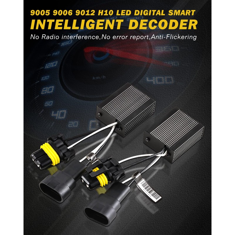 OUSHI 9005 9006 H10 9012 Led Headlight Decoder, 9006 9005