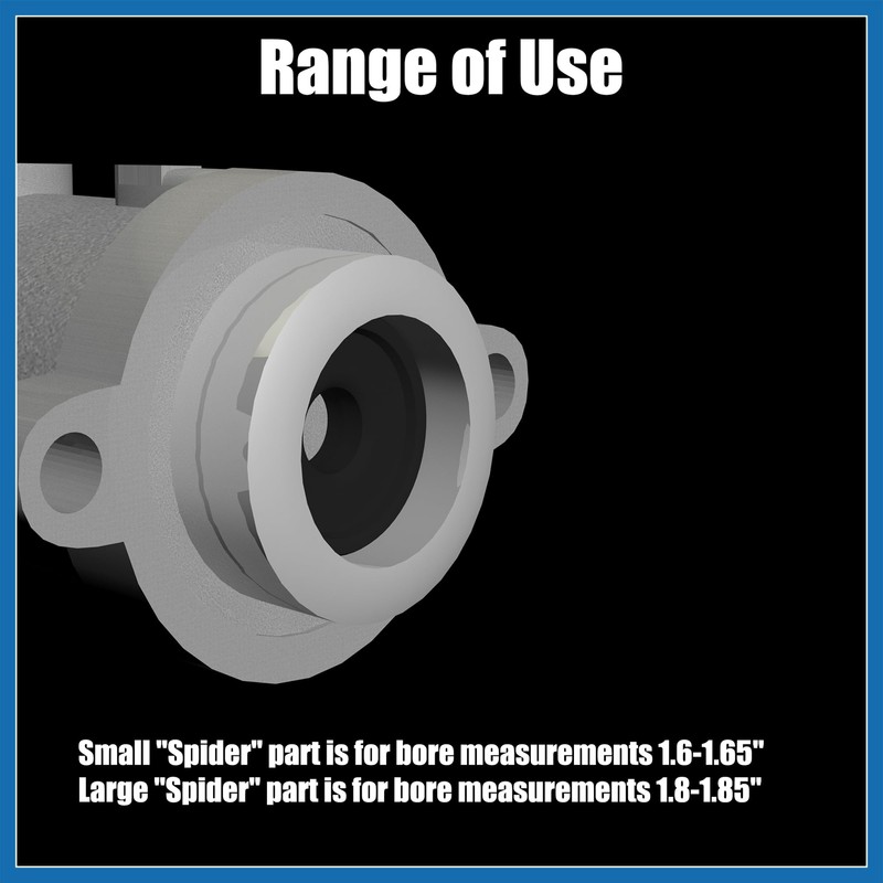 A ABSOPRO 1.6 to 1.85" Hydroboost Repair Kit Hydroboost Master