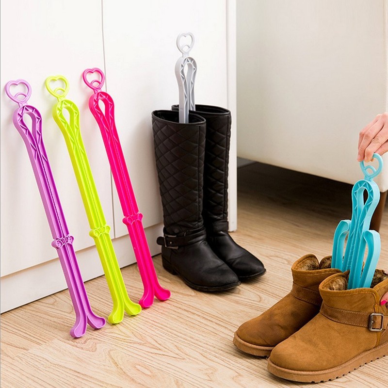ONEDONE Folding Boot Shaper Boot Stands for Tall Boots Storage