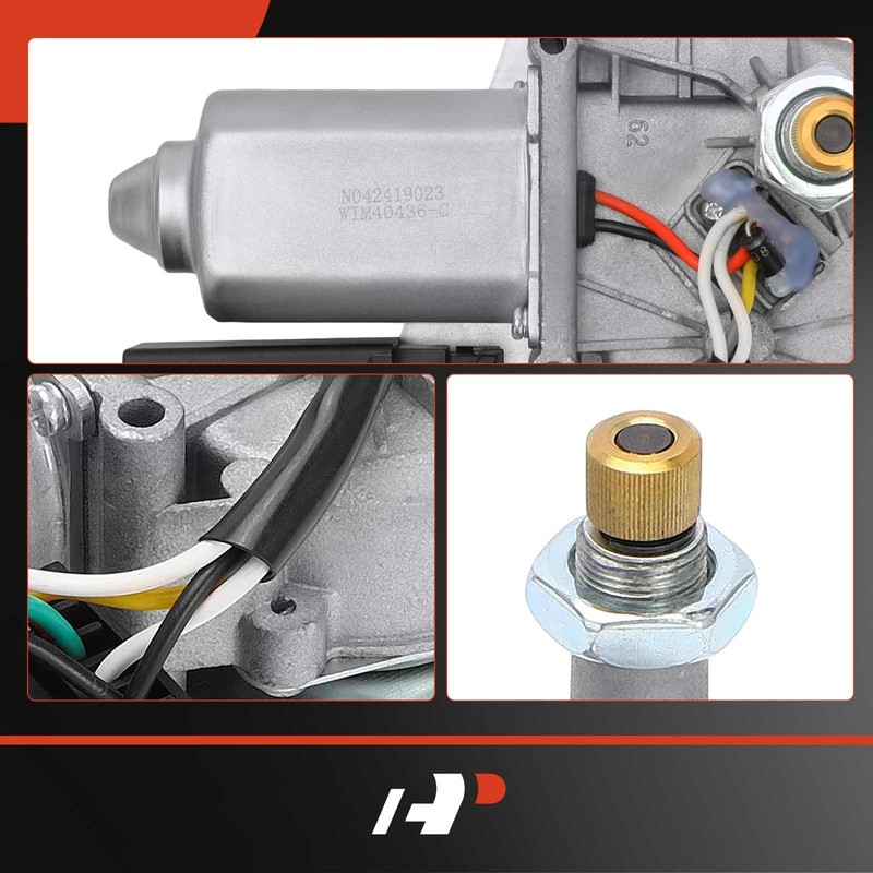 A-Premium Rear Windshield Wiper Motor Compatible with Jeep XJ Series