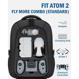 Case for Potensic Atom 2, Large Backpack for Atom 2/SE/3-Axis/LT