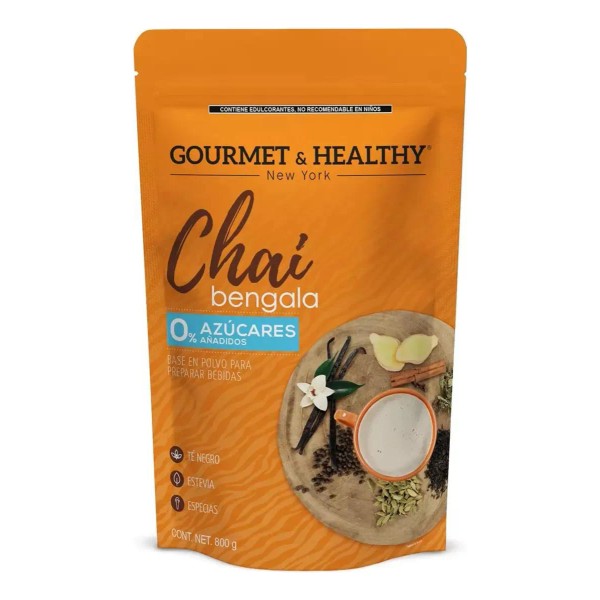 Gourmet & Healthy Té Chai Bengala 0 Azúcar 800g