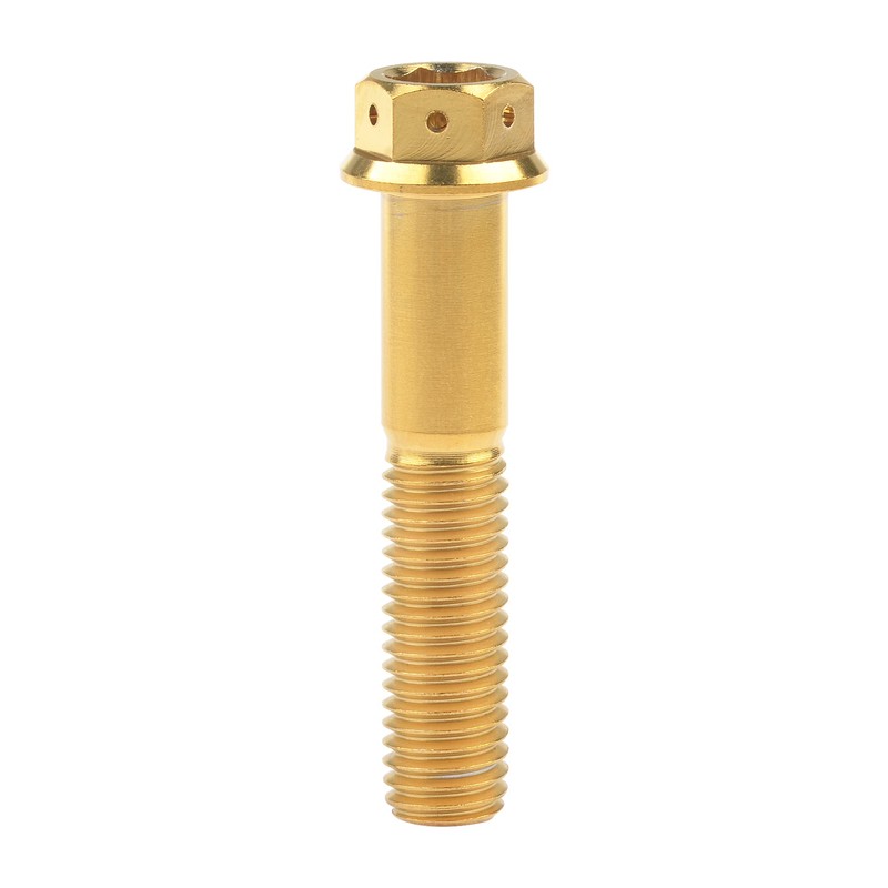 Wanyifa - Tornillo de cabeza hexagonal de brida de titanio