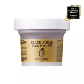 Skinfood 블랙슈가 마스크 워시 오프 120g 플러스 20g Black Sugar Mask Wash Off 120g Plus 20g [Black Sugar Mask Wash Off]