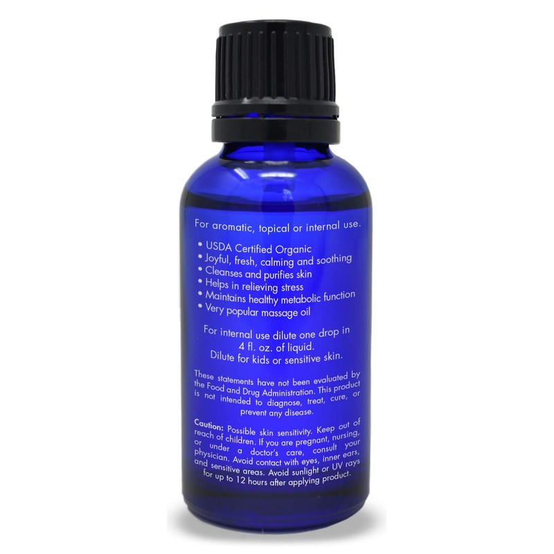 Organic, Bergamot Essential Oil, Food Grade, for Tea – 100%