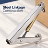 2-Pack Heavy Duty Soft Close Lid Support Hinges with Gas