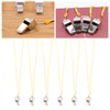 24pcs Stainless Steel Sports Whistles with Lanyard Loud Crisp Sound
