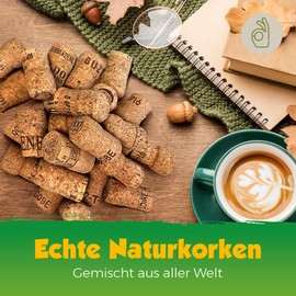 Kork-Deko Champagnerverschluss, gebraucht | Deko Hochzeit Basteln Kreationen, 50 Stück