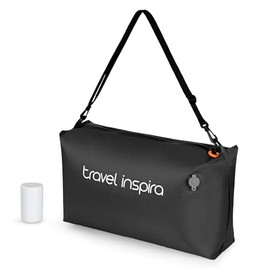 Travel Inspira Bolsas de Vacío para Viaje con Bomba Eléctrica, Organizador 3 en 1 Impermeable IP67 y Correa Ajustable, Ahorra Espacio en Maleta y Moch