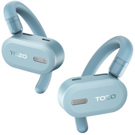 TOZO OpenBuds Lightweight True Open Ear Wireless Earbuds with Multi-Angle Adjustment, Bluetooth 5.3 Headphones with Dual-Axis Design for Long-Lasting Comfort, Crystal-Clear Calls for Driving