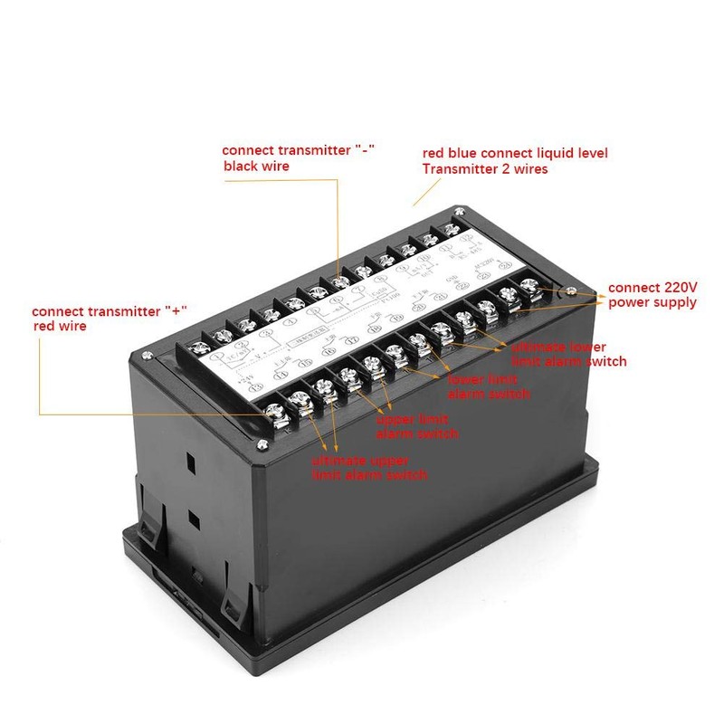 Intelligent Water Level Display, 4-20MA Level Transmitter Pressure Contorller, for
