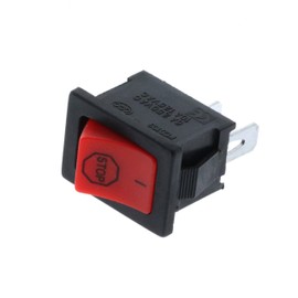 Ryobi OEM Replacement for Homelite Off Switch, Push Button, Manual, Multicolor