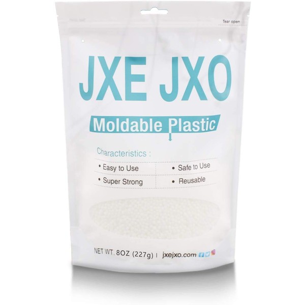 JXE JXO Hand Bineri Plastic Oyumaru Thermoplastic Resin Clay Can Be Used Many Times In Hot Water, Eco Pack, Granular, For DIY, 8.9 oz (227 g)