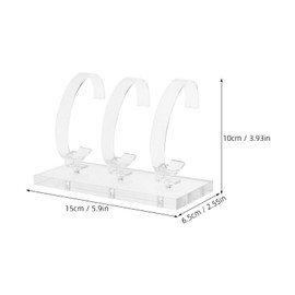DECHOUS Watch Display Stand Transparent Jewelry Holder for Watches Bracelets Lightweight and Accessory for Showcase Elegant Storage for Your